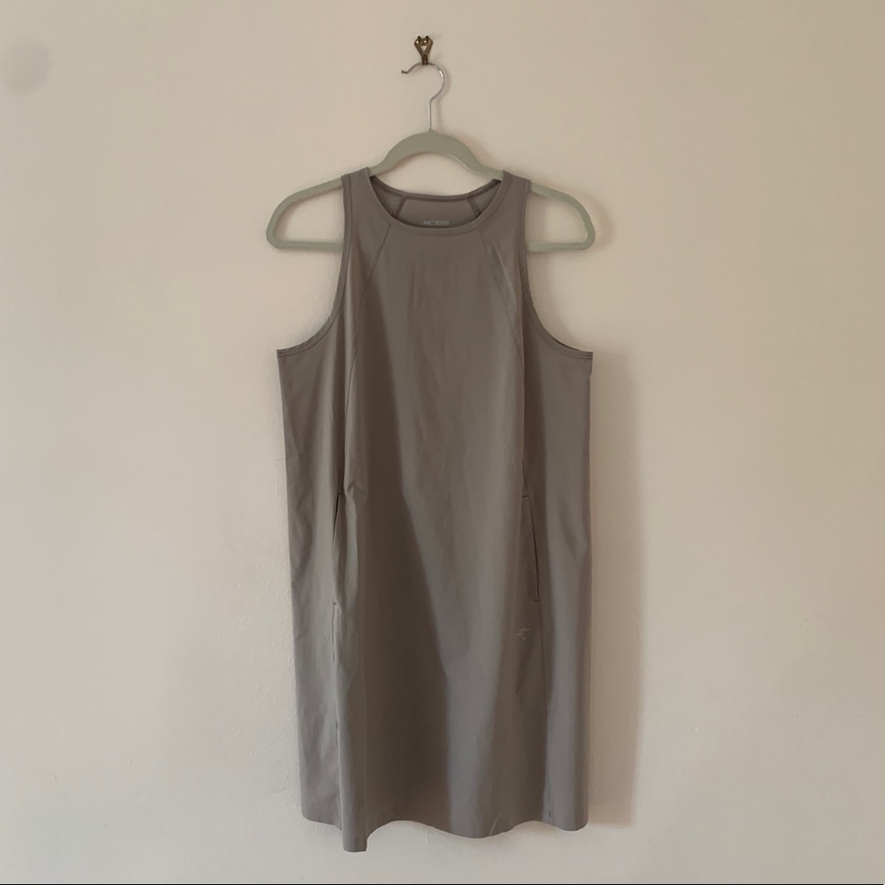 Taupe Arc’teryx shift dress